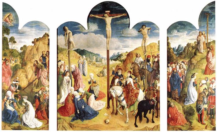 Calvary Triptych, 1465 - 1468 - Гуго ван дер Гус
