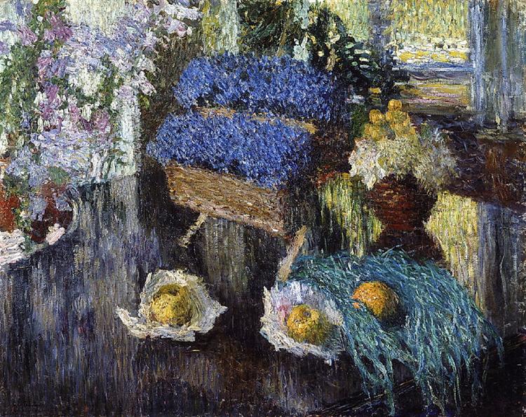 Still Life of Flowers and Fruit, 1904 - Igor Grabar