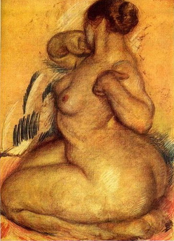 Nude, 1918 - Ilya Mashkov
