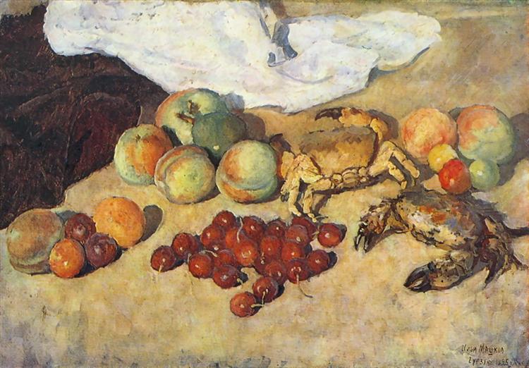 Still Life with crabs, 1925 - Ilja Iwanowitsch Maschkow