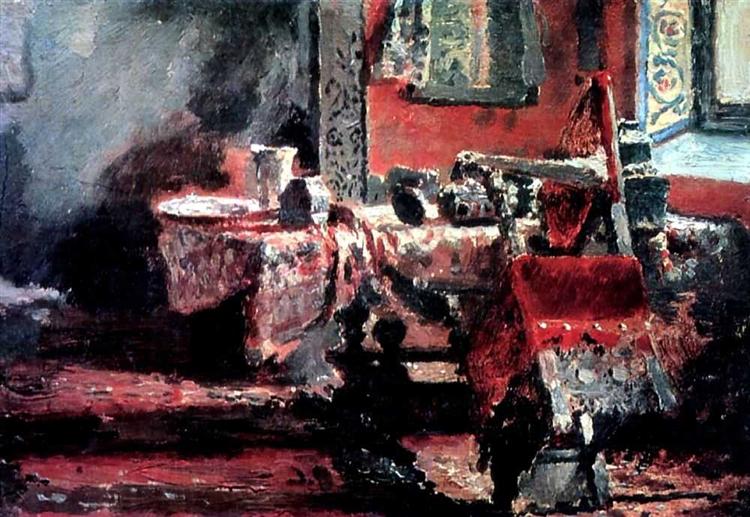 Interior (etude), 1883 - Ilya Repin