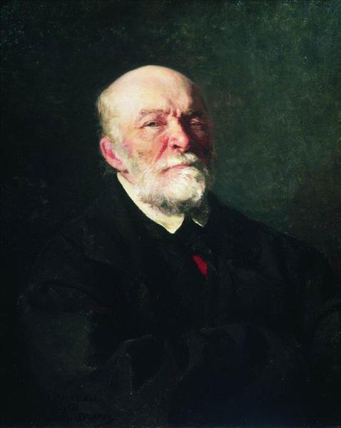 Portrait of the Surgeon Nikolay Pirogov, 1881 - 列賓