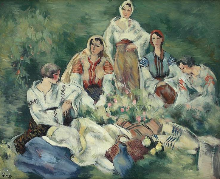 Composition with Peasant Motifs, 1936 - Ион Теодореску-Сион