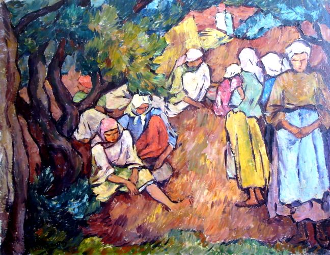 Composition with Peasant Women - Ion Theodorescu-Sion