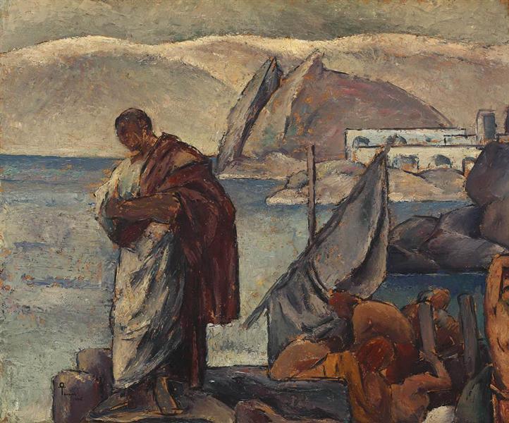 Ovid in Exile, 1915 - Ion Theodorescu-Sion - WikiArt.org