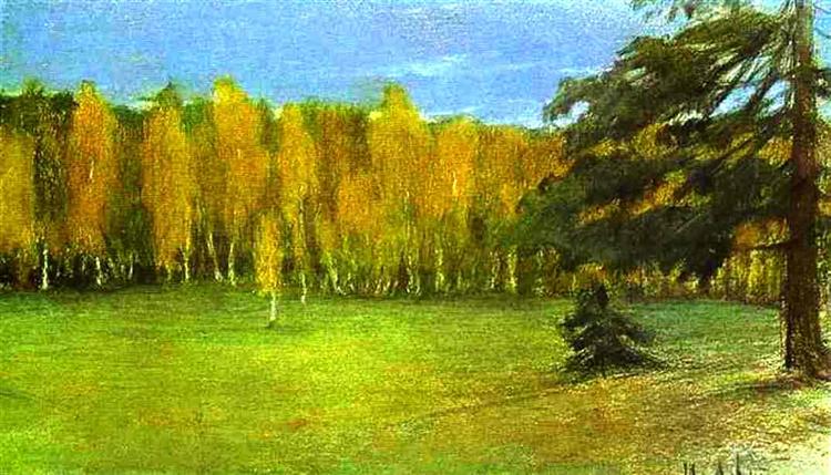 Autumn Landscape, c.1894 - Isaac Levitan