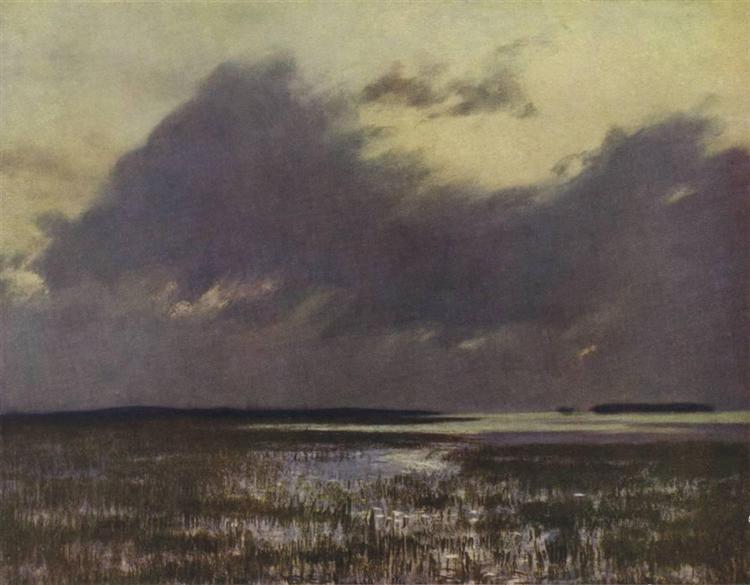 High waters, 1895 - Ісак Левітан