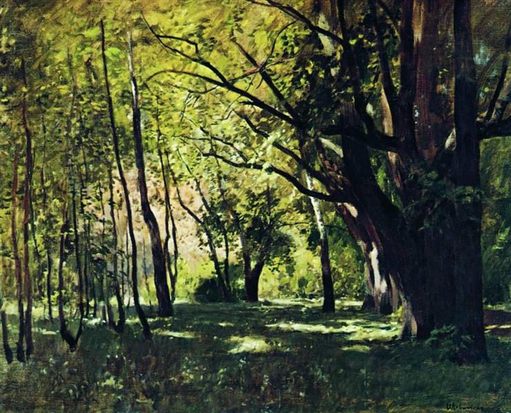 In the park, 1895 - Isaac Levitan