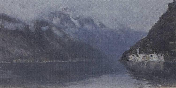 Lake Como, 1894 - 艾萨克·伊里奇·列维坦