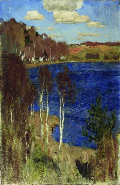 Lake. Spring., 1898 - Isaak Levitán