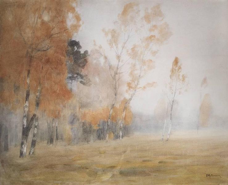 Mist. Autumn., 1899 - Isaak Iljitsch Lewitan