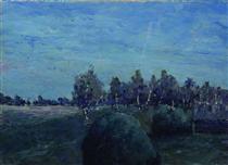 Moonlit landscape - Ісак Левітан