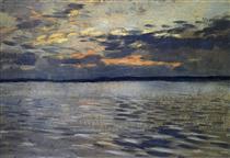 The Lake. Eventide. - Isaak Levitán