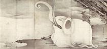 Elephant and Whale (diptych) - Ito Jakuchu