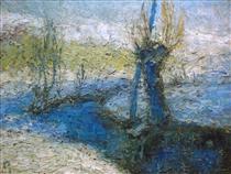 Willows along the stream - Иван Грохар