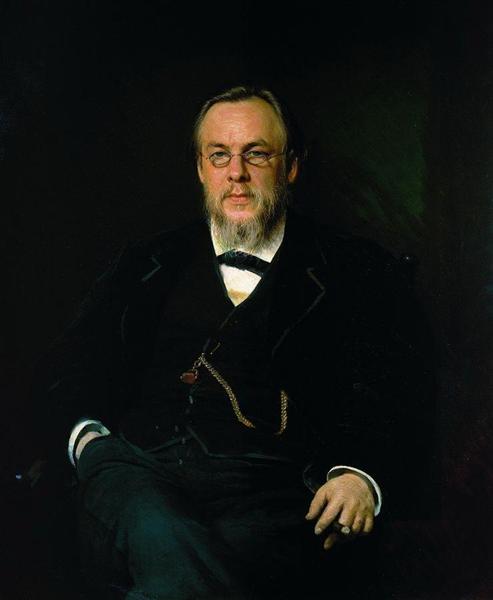 Portrait of Dr. Sergei Petrovich Botkin, 1880 - Iwan Nikolajewitsch Kramskoi