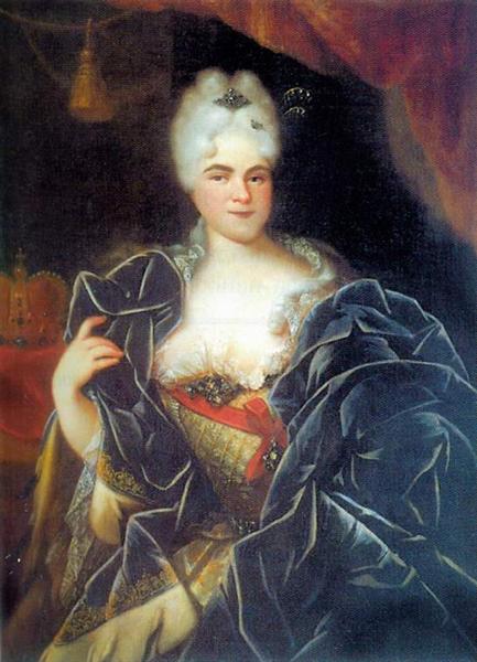 Catherine I of Russia, 1717 - Ivan Nikitine