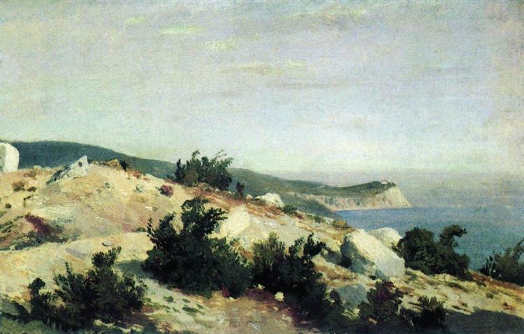 Cape Ai-Todor. Crimea, 1879 - 伊凡·伊凡諾維奇·希施金