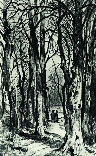 Forest path, 1863 - Ivan Shishkin