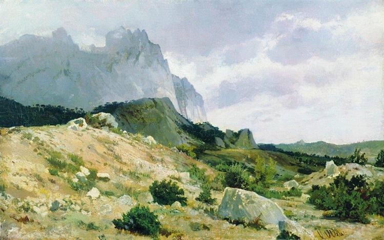 Rocky shore, 1879 - Ivan Shishkin