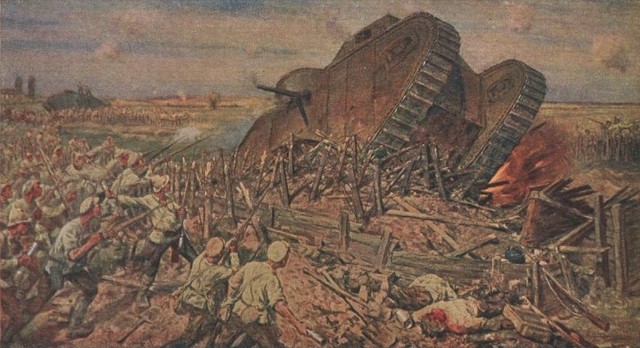 The Capturing of a Tank near Kakhovka, 1927 - Иван Владимиров