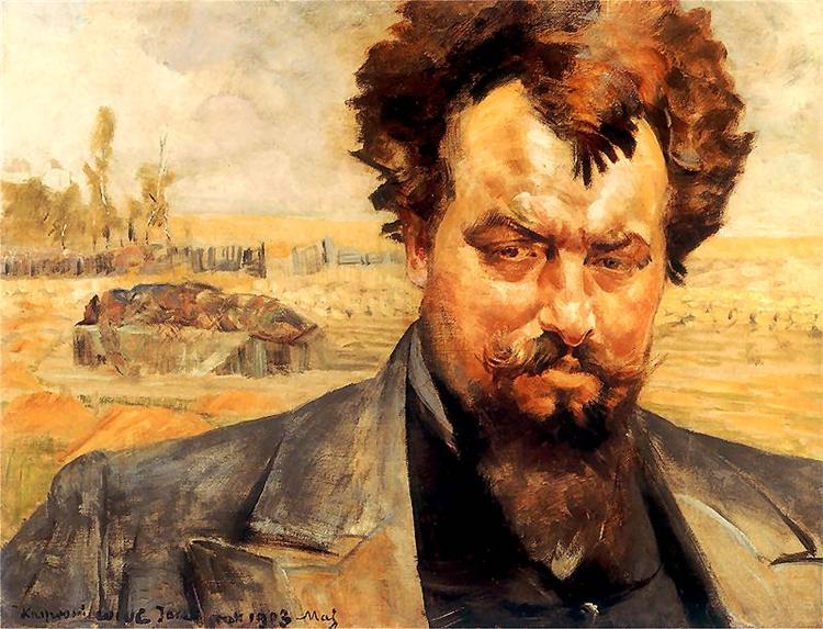Portrait of Jan Kasprowicz, 1903 - Яцек Мальчевский