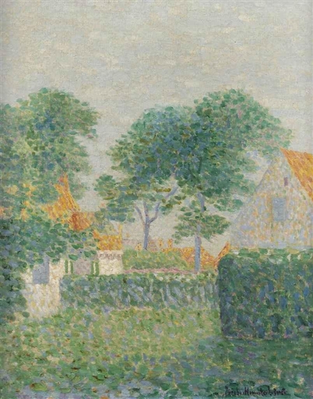 In the garden, 1909 - Якоба ван Хемскерк