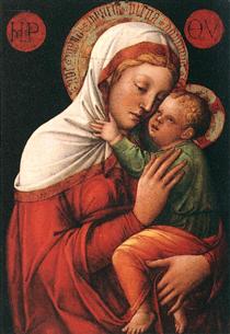 Богородица с младенцем - Якопо Беллини