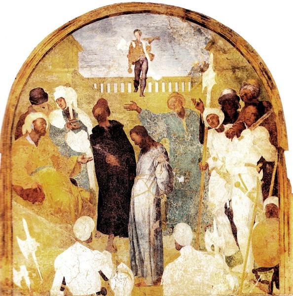 Christ before Pilate, c.1523 - 1525 - Джакопо Понтормо