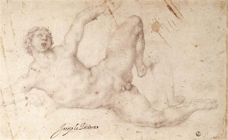Kicking Player, c.1530 - Jacopo Pontormo
