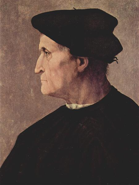 Portrait of Francesco da Castiglione, 1520 - 蓬托莫
