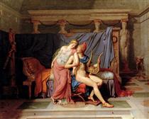 Los amores de Paris y Helena - Jacques-Louis David