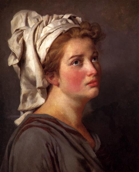 Portrait of a young Woman in a Turban - Жак-Луї Давід