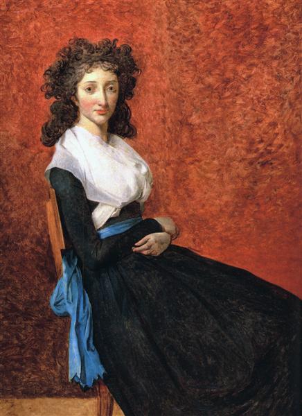 Portrait of Madame Charles-Louis Trudaine, c.1791 - 1792 - 雅克-路易‧大衛