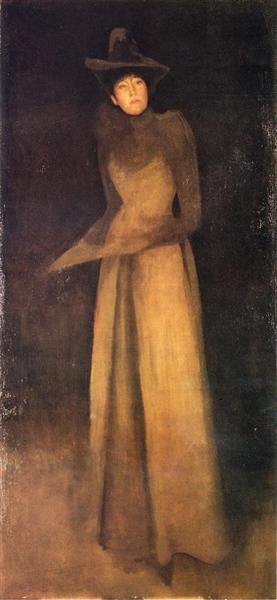 Harmony in Brown: The Felt Hat, 1891 - 1899 - James McNeill Whistler