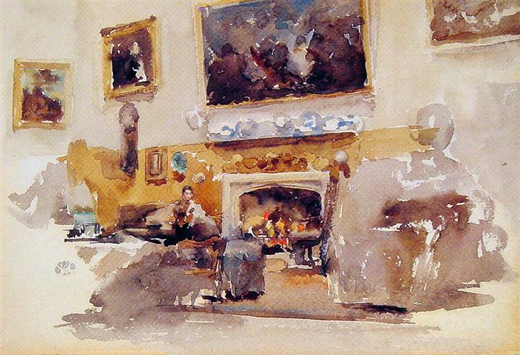 Moreby Hall, 1883 - 1884 - James McNeill Whistler