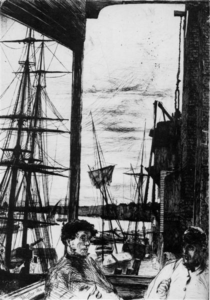 Rotherhithe, 1860 - James Abbott McNeill Whistler