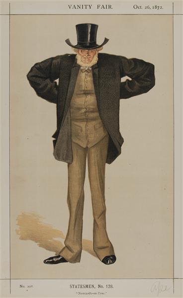 Statesman No.128° - Caricature, 1872 - James Tissot