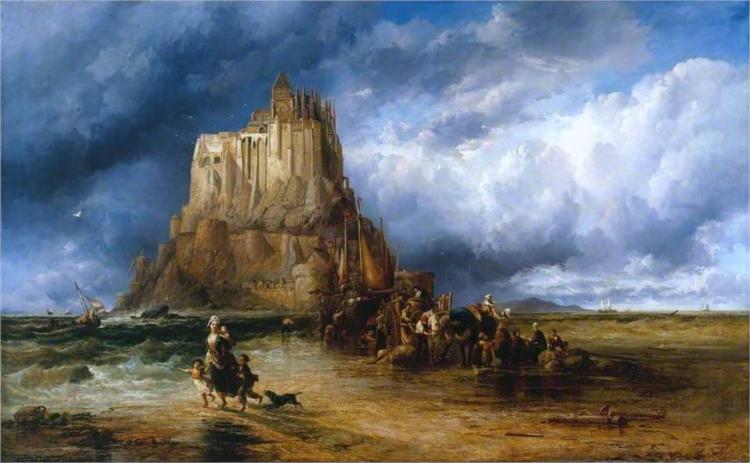 Mont St Michel, Normandy, 1866 - James Webb