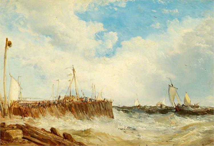 On the Coast of Holland, 1876 - James Webb