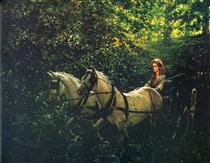 And then deep into the gorge - Jamie Wyeth