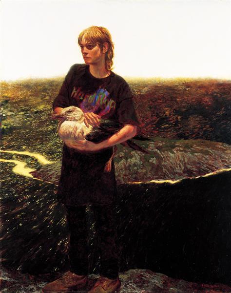 Portrait of Orca Bates, 1989 - Jamie Wyeth