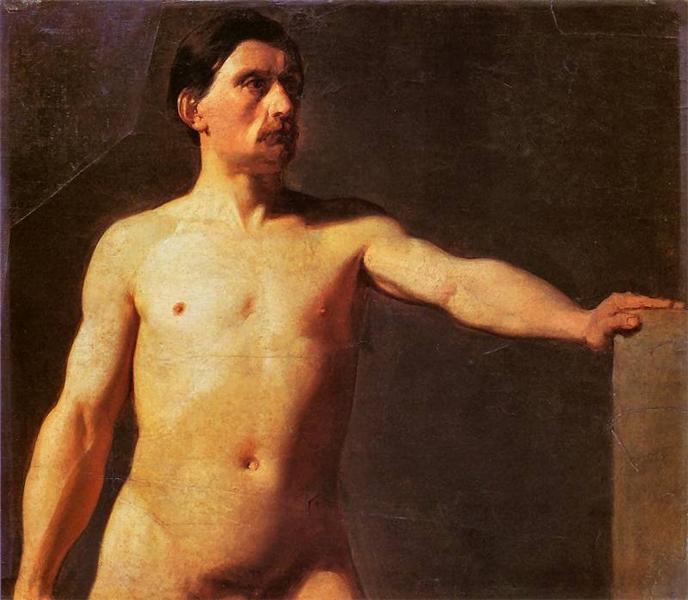 Male nude - Ян Матейко