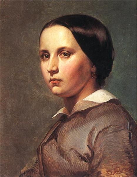 Portrait of sister - Jan Matejko