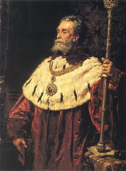 Portrait of Stanisław Tarnowski, 1890 - 扬·马泰伊科