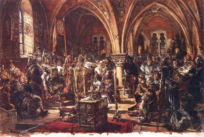 The First Sejm, Recording of laws A D 1182 - Jan Matejko - WikiArt.org ...