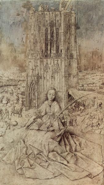 Св. Варвара, 1437 - Ян ван Эйк