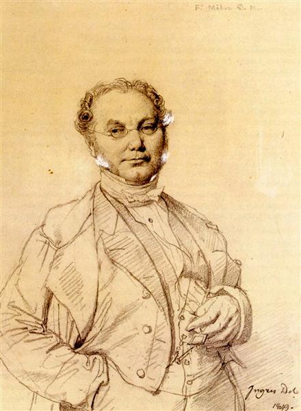Dr. François Melier - Jean Auguste Dominique Ingres