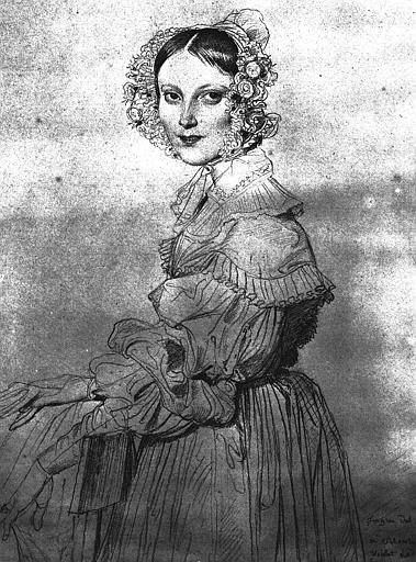 Madame Eugène Viollet le Duc, 1837 - Jean Auguste Dominique Ingres