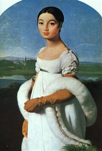 Mademoiselle Caroline Rivière - Jean Auguste Dominique Ingres